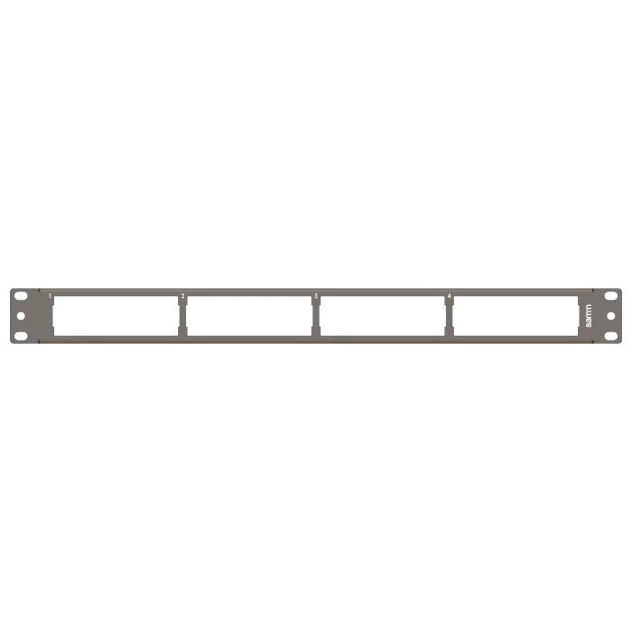 19” 1U, FP1 4 HDSlot, HD Modüller için Ön Panel, Boş, Siyah 19” 1U, FP1 4 HDSlot, HD Modüller için Ön Panel, Boş, Siyah