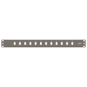 Samm Teknoloji - 19” 1U, FP2 12 Simplex, Fiber Adaptörler için Ön Panel, Boş, Siyah (1) Samm Teknoloji - 19” 1U, FP2 12 Simplex, Fiber Adaptörler için Ön Panel, Boş, Siyah (1)