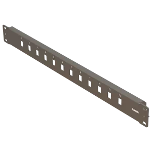 Samm Teknoloji - 19” 1U, FP2 12 Simplex, Fiber Adaptörler için Ön Panel, Boş, Siyah Samm Teknoloji - 19” 1U, FP2 12 Simplex, Fiber Adaptörler için Ön Panel, Boş, Siyah