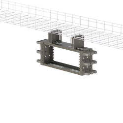 19” 4U Overhead Mounting Rack Frame | Including Side Organizers - Thumbnail