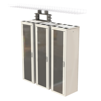 19” 4U Overhead Mounting Rack Frame | Including Side Organizers