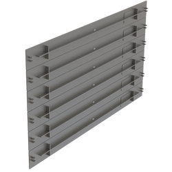 19” 6U Tool-Less Snap-In 1Ux Breakable Blanking Panel | 5 Pc-Pack - Thumbnail