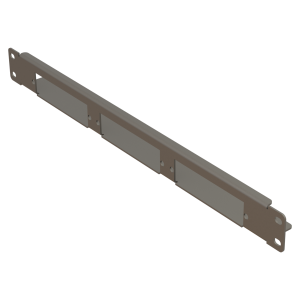 Samm Teknoloji - 1RU, 3-Slot LGX-Compatible Rack-Mount Shelf Samm Teknoloji - 1RU, 3-Slot LGX-Compatible Rack-Mount Shelf