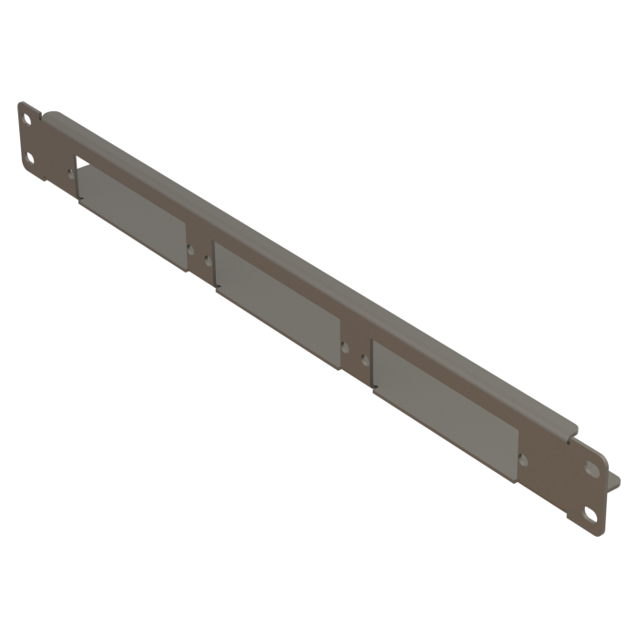 1RU, 3-Slot LGX-Compatible Rack-Mount Shelf