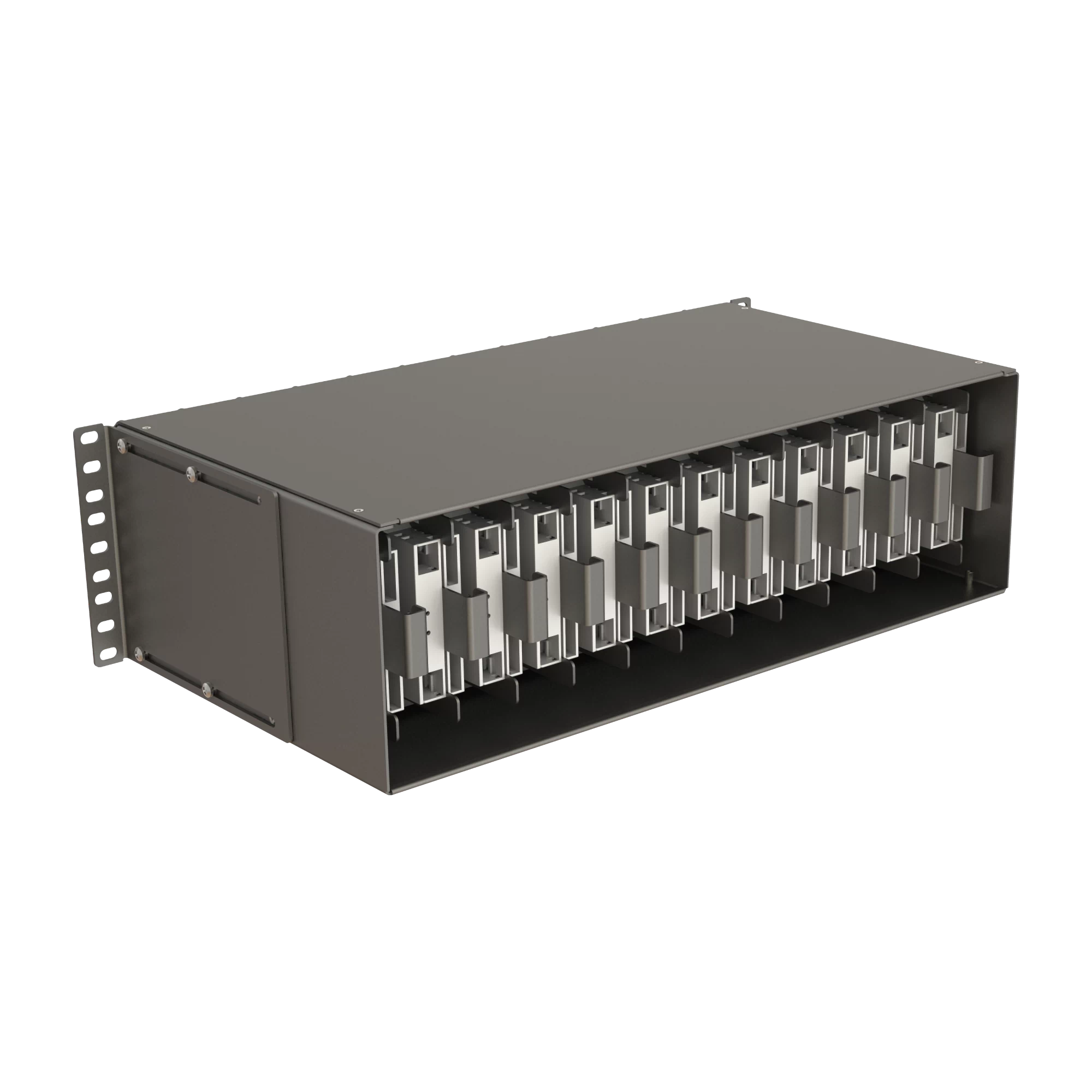 3U Sub-rack Paneli | 12 Modül | Ön Erişim