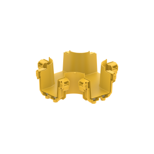 - FDS_100mm 4-Way Cross Connection Body  - FDS_100mm 4-Way Cross Connection Body