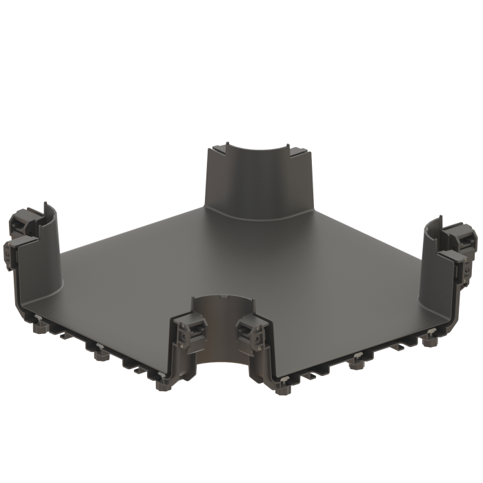 FDS_300mm 4-Way Cross Connection Body