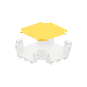 FDS_200mm 4-Way Cross Connection Cover - Thumbnail