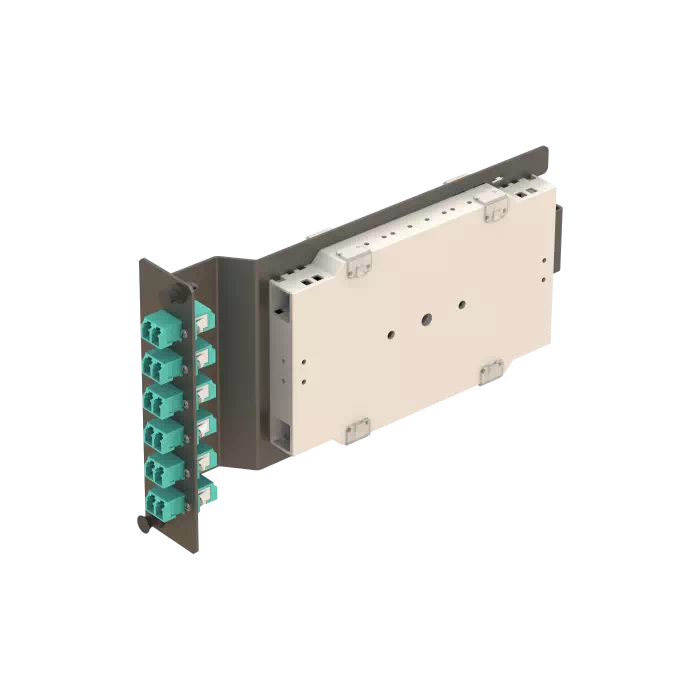 6x LC Duplex Sub-rack Splice Module