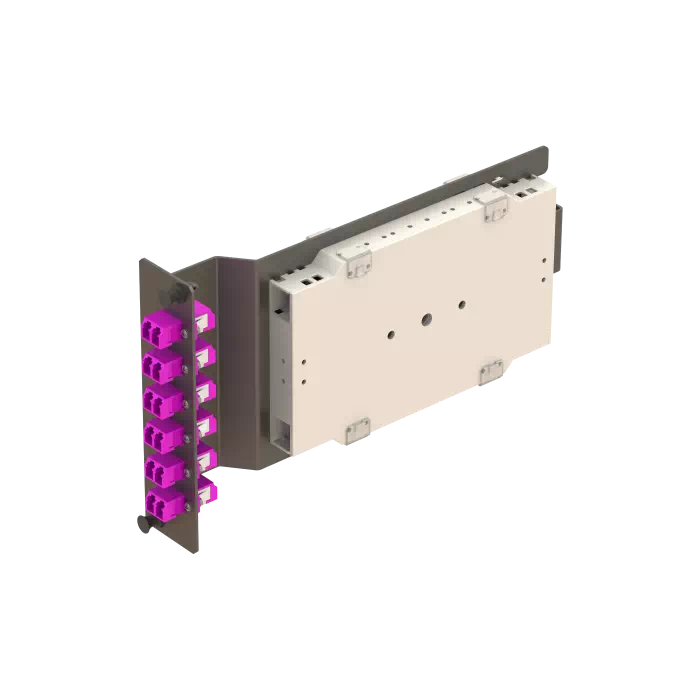 6x LC Duplex Sub-rack Splice Module