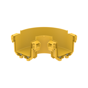 - FDS_100mm 90˚ Horizontal Elbow Connection Body  - FDS_100mm 90˚ Horizontal Elbow Connection Body