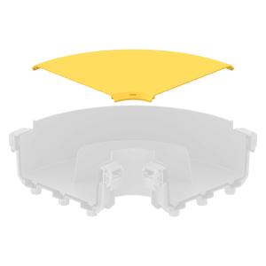 FDS_200mm 90˚ Horizontal Elbow Connection Cover - Thumbnail