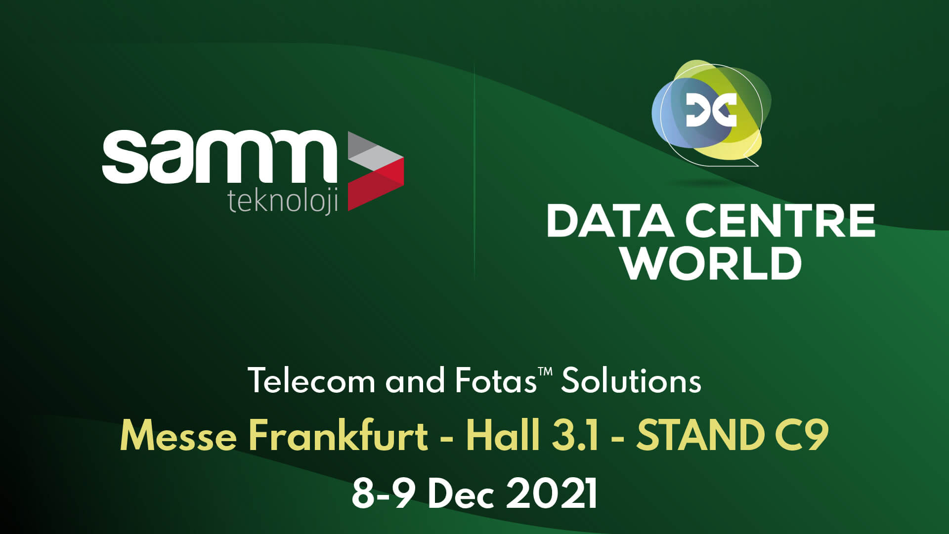 Samm Teknoloji Participates in Data Centre World Frankfurt 2021