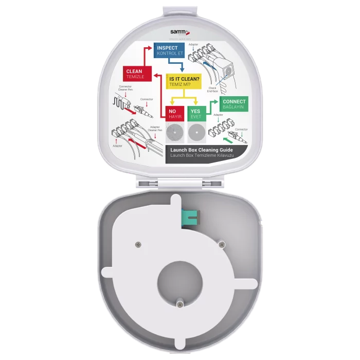 Adapter Type Fiber Optic OTDR Launch Box | Multi-mode G651.OM3 | SC UPC/SC UPC | 150 meters