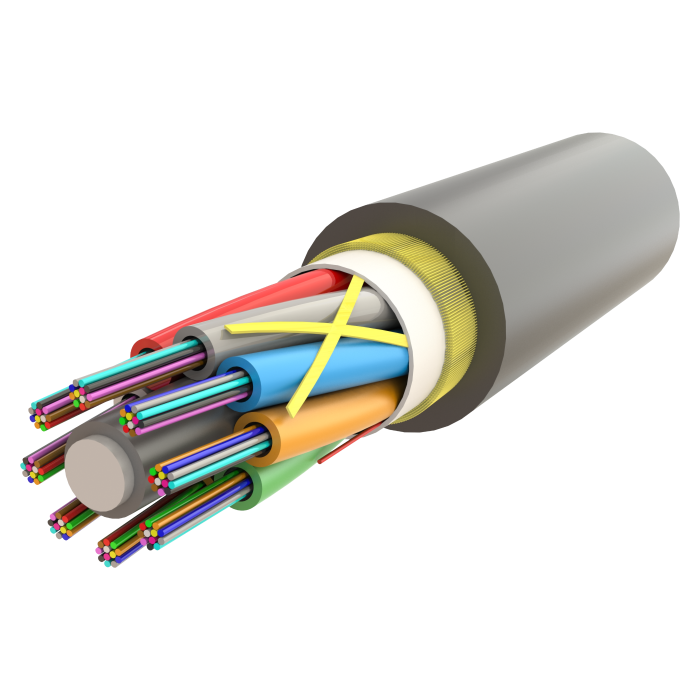 ADSS Gel-Filled Filled-Core Non-Armoured Multi Loose Tube Single Jacket Cable 96F - AT-D1F(ZN-AY)2Y - 12.3mm ADSS Gel-Filled Filled-Core Non-Armoured Multi Loose Tube Single Jacket Cable 96F - AT-D1F(ZN-AY)2Y - 12.3mm