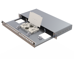 Aluminium 1U Empty Panel | 24 Holes | AL01