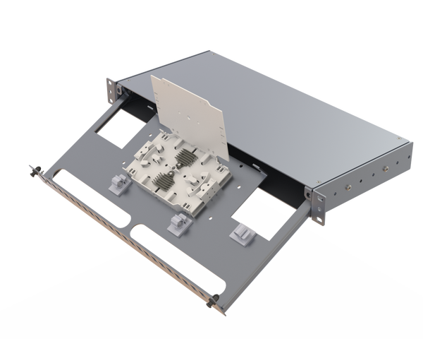 Aluminium 1U Empty Panel | 24 Holes | AL01