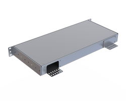 Aluminium 1U Empty Panel | 24 Holes | AL01 - Thumbnail