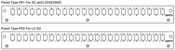Aluminium 1U Empty Panel | 24 Holes | AL01