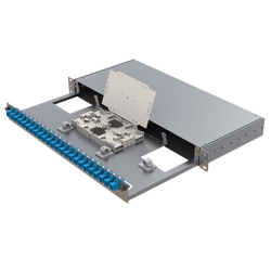 Samm Teknoloji - Aluminium 1U Patch Panel | 24 SC Simplex Samm Teknoloji - Aluminium 1U Patch Panel | 24 SC Simplex
