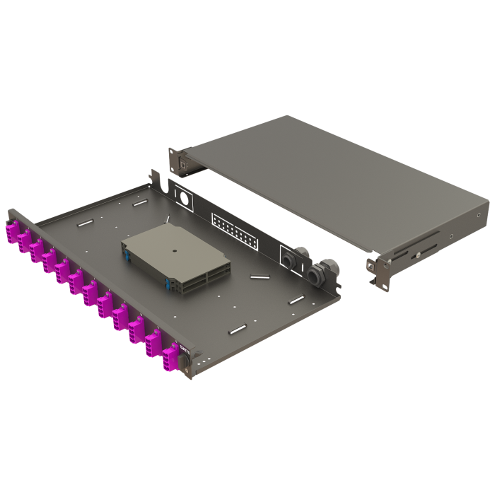 Bright Series | Mechanical Sliding | 12 LC Quad | FP02 | 48 Fiber Bright Series | Mechanical Sliding | 12 LC Quad | FP02 | 48 Fiber