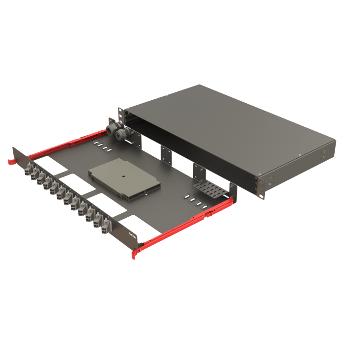 Bright Series | Rail Sliding | 12 Angled LC Duplex | FP09 | 24 Fiber