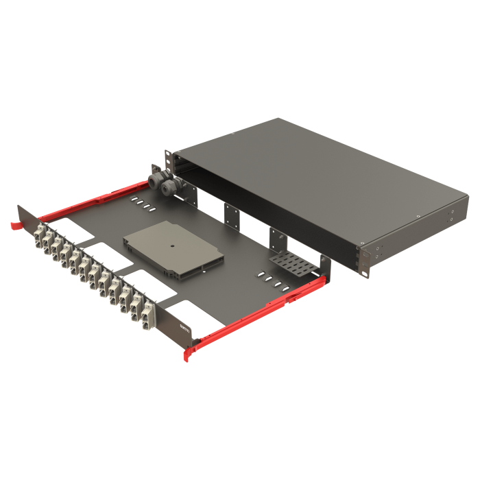 Bright Series | Rail Sliding | 12 Angled SC Duplex | FP10 | 24 Fiber Bright Series | Rail Sliding | 12 Angled SC Duplex | FP10 | 24 Fiber