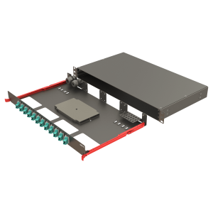 Bright Series | Rail Sliding | 12 Angled SC Simplex | FP09 | 12 Fiber - Thumbnail