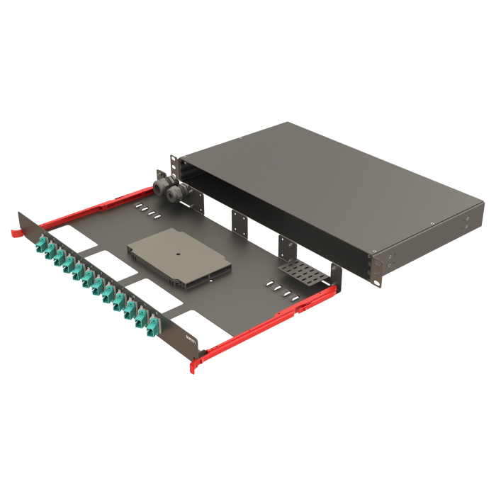Bright Series | Rail Sliding | 12 Angled SC Simplex | FP09 | 12 Fiber