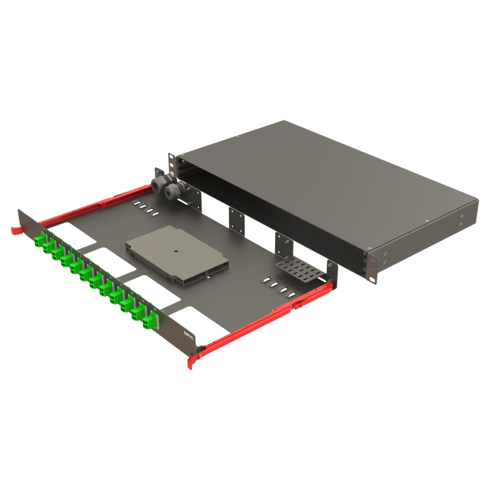 Bright Series | Rail Sliding | 12 Straight LC Duplex | FP11 | 24 Fiber