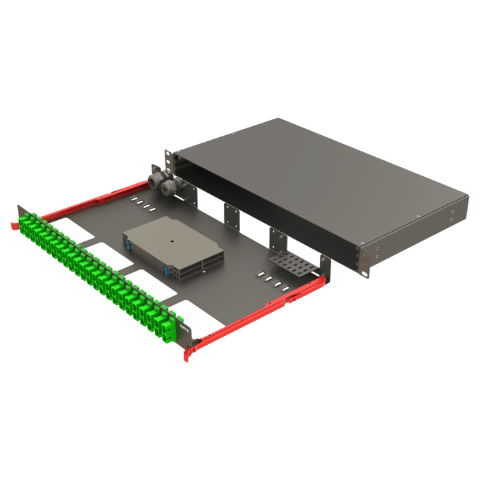Bright Series | Rail Sliding | 24 SC Duplex | FP08 | 48 Fiber
