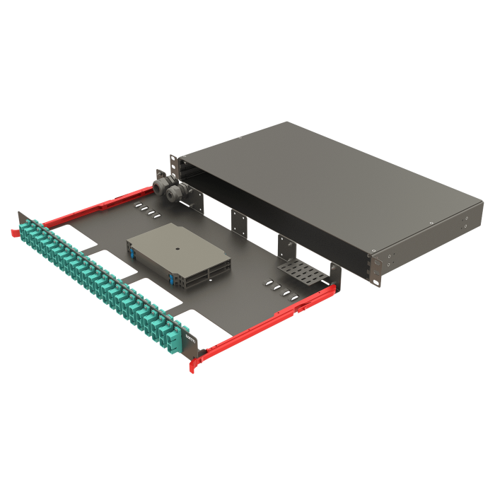 Bright Series | Rail Sliding | 24 SC Duplex | FP08 | 48 Fiber