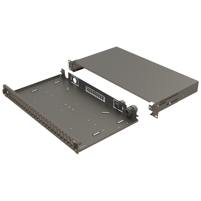 Bright Serisi | Mekanik Kızaklı | 24 Yuva | FP04 | Boş Patch Panel