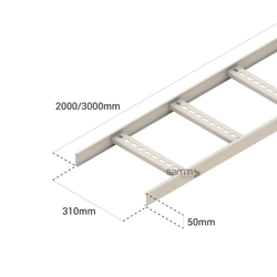 Samm Teknoloji - Cable Pathways | Cable Ladder 310mm (1) Samm Teknoloji - Cable Pathways | Cable Ladder 310mm (1)