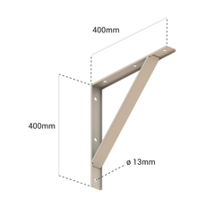 Cable Pathways | Wall Mounting Triangle Bracket 310 - Thumbnail