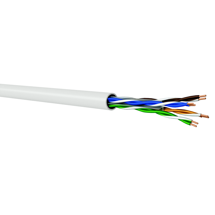 CAT6A U/UTP Data Cable | 500 MHz | LSZH | 500m | White