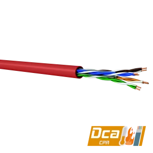 Samm Teknoloji - CAT6 U/UTP Data Cable | 400 MHz | LSZH-Dca | 500m | Red Samm Teknoloji - CAT6 U/UTP Data Cable | 400 MHz | LSZH-Dca | 500m | Red
