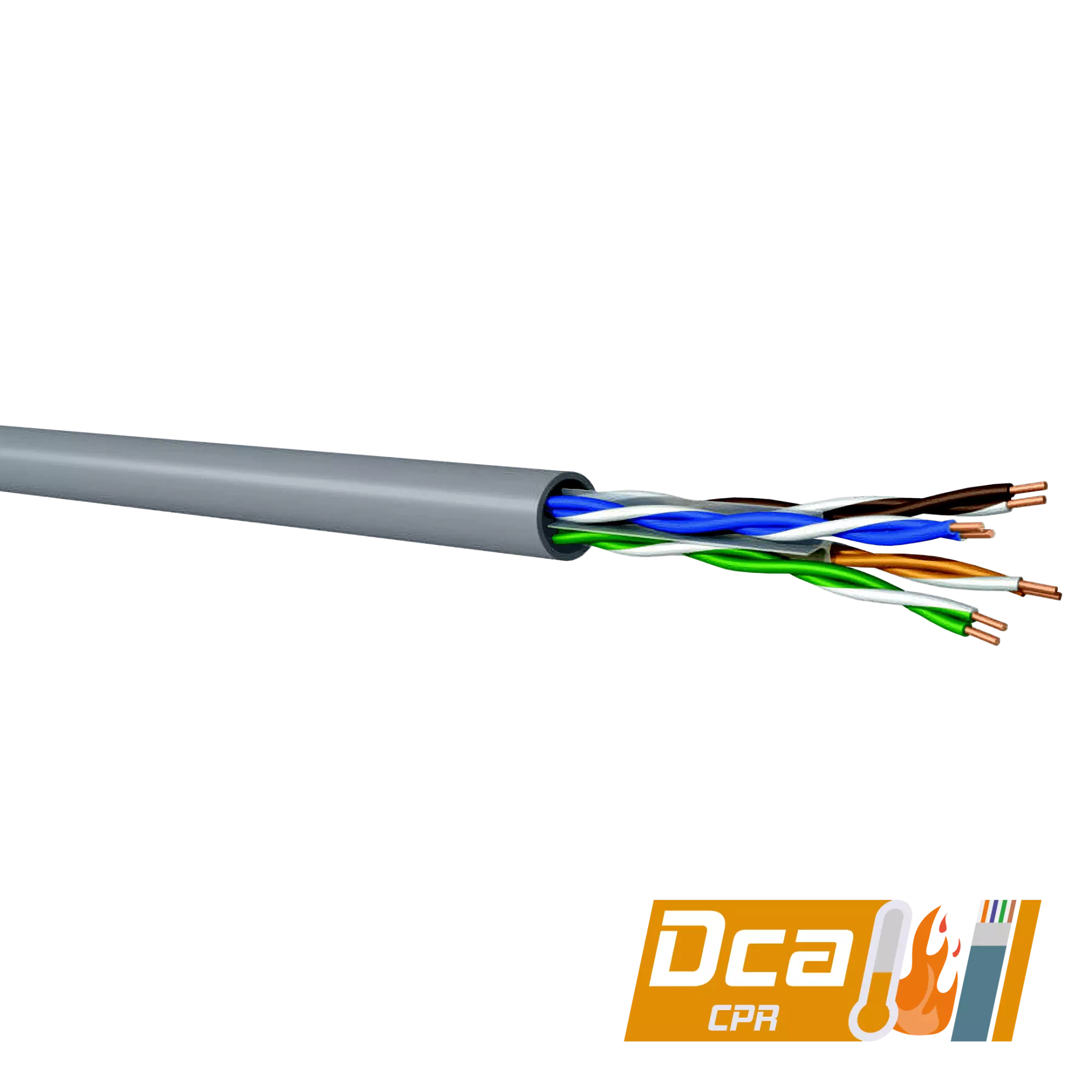 Samm Teknoloji - CAT6 U/UTP Data Kablosu | 400 MHz | LSZH-Dca | 500m | Gri Samm Teknoloji - CAT6 U/UTP Data Kablosu | 400 MHz | LSZH-Dca | 500m | Gri