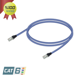 LogiLink CQ2066U Cat6 U/UTP patch kábel - Kék - 3m - webáruház