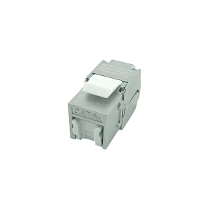 - CAT6A Jack to Jack Keystone 180° | Shielded w/ Dust Cover (1)  - CAT6A Jack to Jack Keystone 180° | Shielded w/ Dust Cover (1)