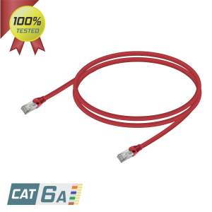 Samm Teknoloji - CAT6A S/FTP 28AWG Patch Cord | LSZH | Kırmızı Samm Teknoloji - CAT6A S/FTP 28AWG Patch Cord | LSZH | Kırmızı