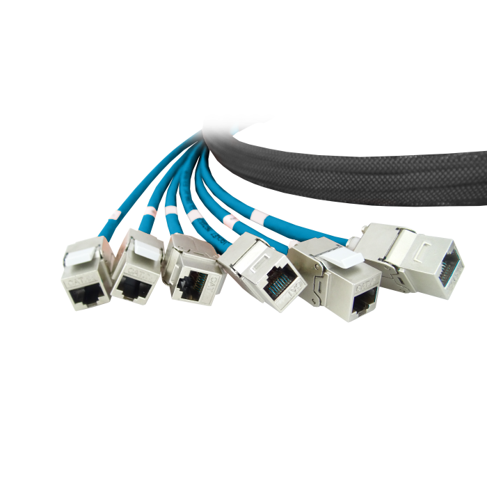 CAT6A S/FTP 6x Trunk Bakır Kablo