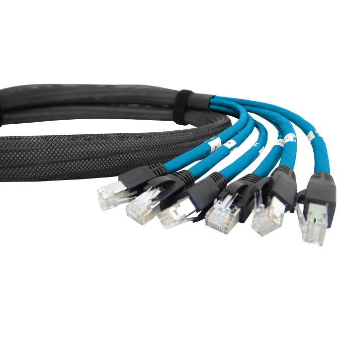 CAT6A S/FTP 6x Trunk Bakır Kablo