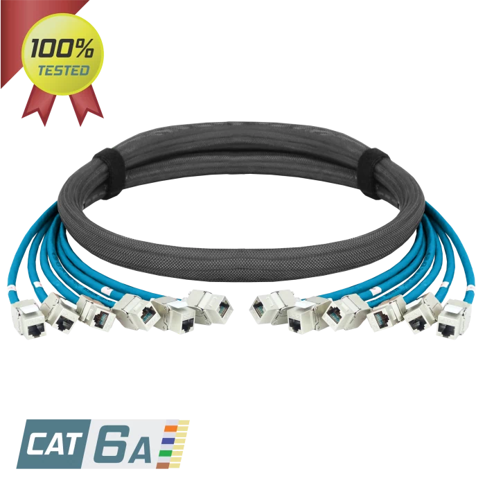 CAT6A S/FTP 6x Trunk Bakır Kablo