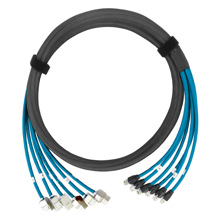 CAT6A SFTP Pre-Terminated 6x Trunk Copper Cables