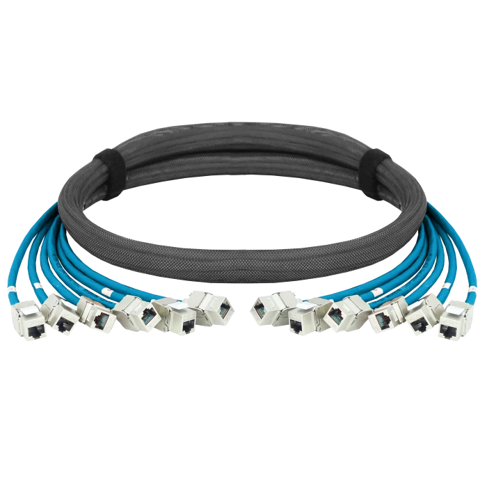 CAT6A SFTP Pre-Terminated 6x Trunk Copper Cables