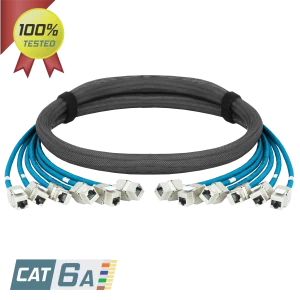 Samm Teknoloji - CAT6A SFTP Pre-Terminated 6x Trunk Copper Cables Samm Teknoloji - CAT6A SFTP Pre-Terminated 6x Trunk Copper Cables