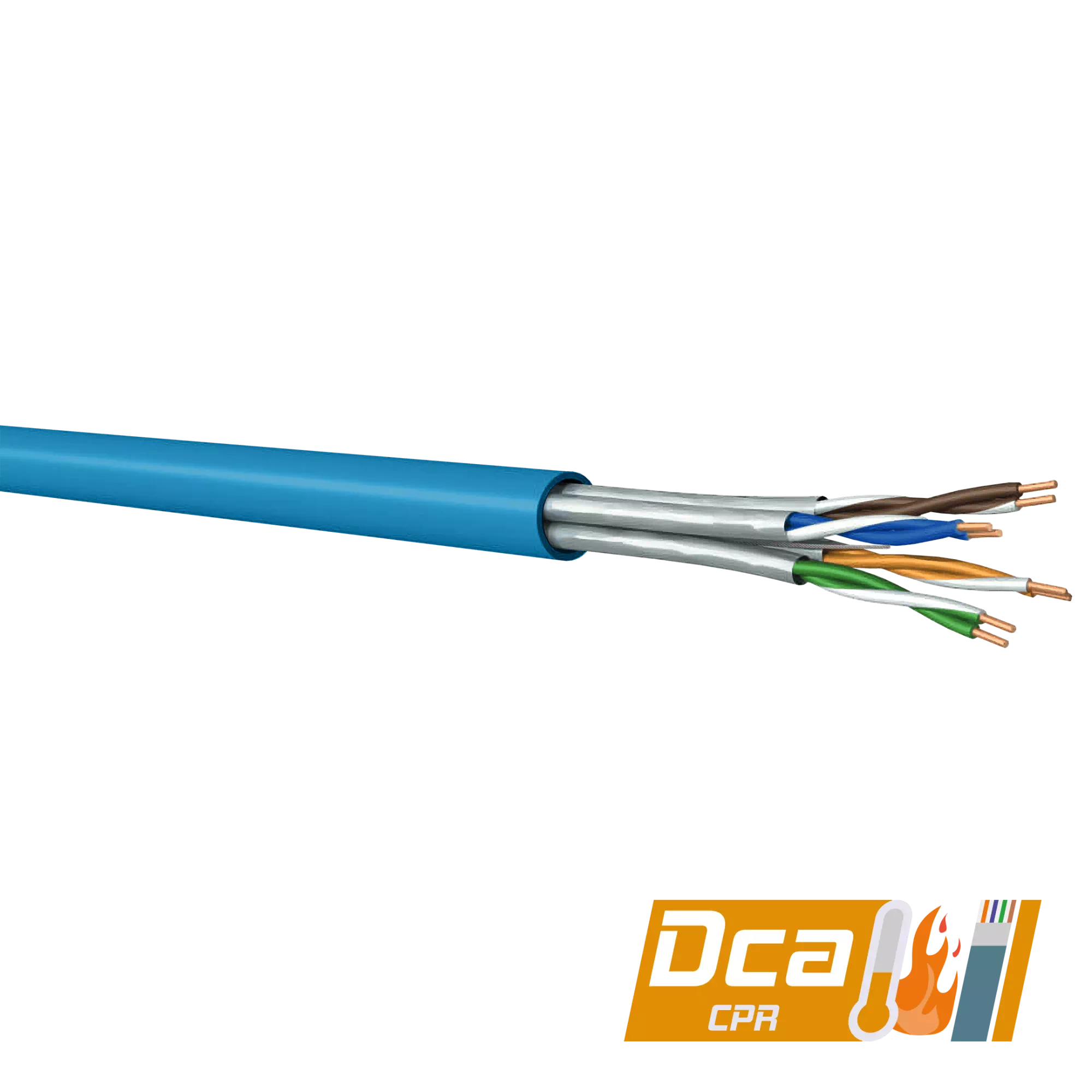 Samm Teknoloji - CAT6A U/FTP Data Kablosu | 500 MHz | LSZH-Dca | 500m | Mavi Samm Teknoloji - CAT6A U/FTP Data Kablosu | 500 MHz | LSZH-Dca | 500m | Mavi