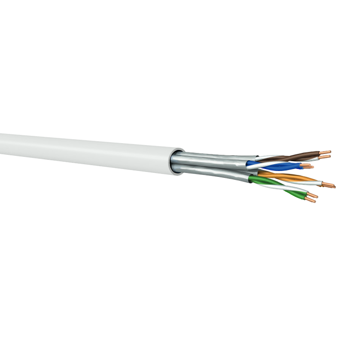 CAT6A U/UTP PiMF Data Kablosu | 500 MHz | LSZH | 500m | Beyaz CAT6A U/UTP PiMF Data Kablosu | 500 MHz | LSZH | 500m | Beyaz