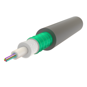  - Çelik Zırhlı Merkezi Loose Tube Fiber Optik Kablo | Jel Dolgulu | U-D1Q(ZN-GY)(SR)H | 24F’ye kadar | Universal